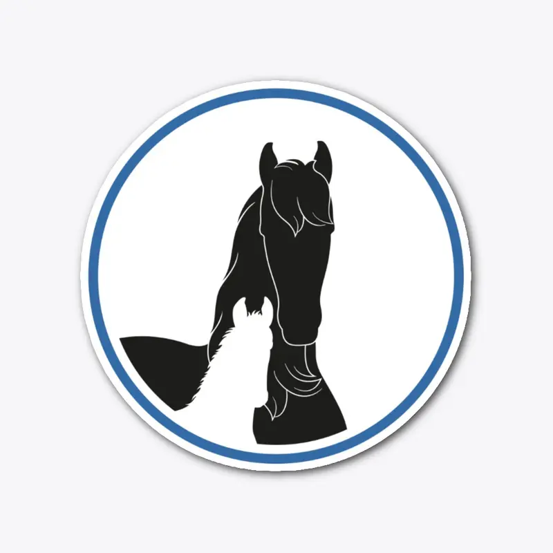The friesian horses logo