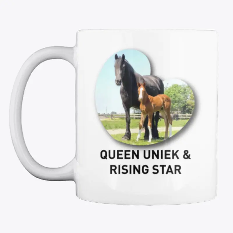 Queen Uniek & Rising Star JK White Acce.