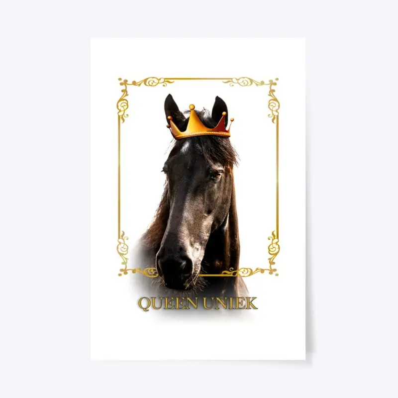 The Queen of Friesian Horses Homeware