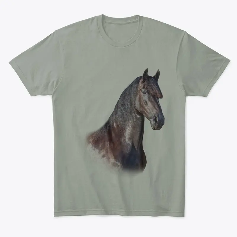 Queen Uniek the Friesian Horse Tee