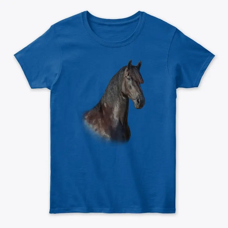 Queen Uniek the Friesian Horse Tee