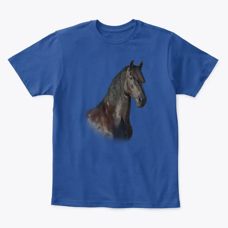 Queen Uniek the Friesian Horse Tee